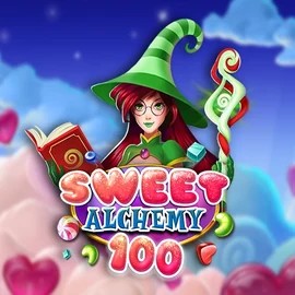 Sweet Alchemy 100 slot visual from Play'n GO available on casoolaa.es